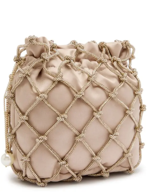Borsa Selene Capri con cristalli in beige Rosantica - donna<BR/><BR/> 