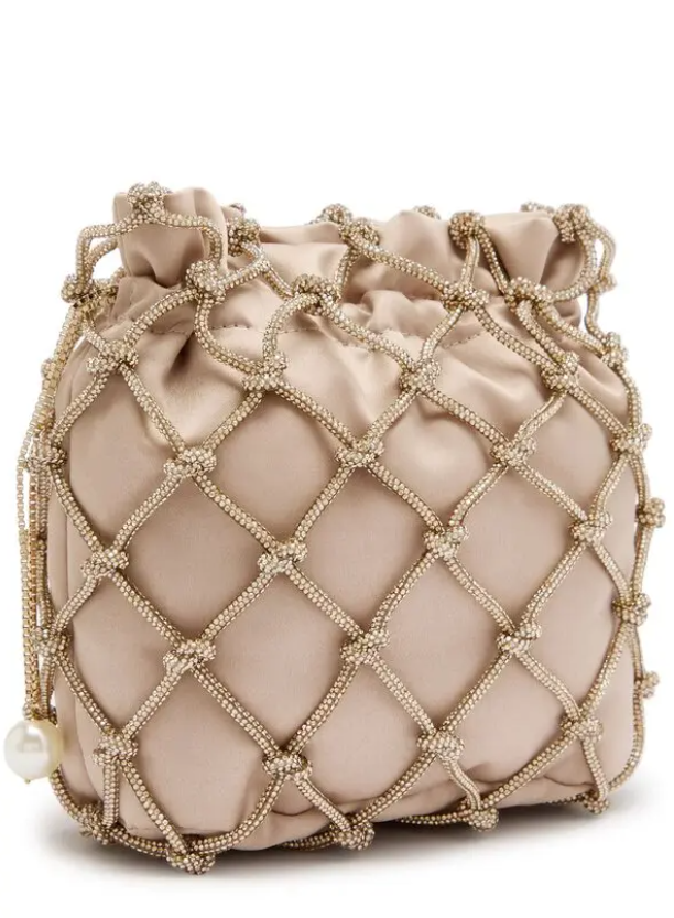 Borsa Selene Capri con cristalli in beige Rosantica - donna<BR/><BR/> 