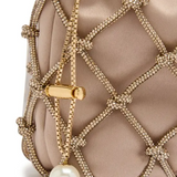 Borsa Selene Capri con cristalli in beige Rosantica - donna<BR/><BR/> 