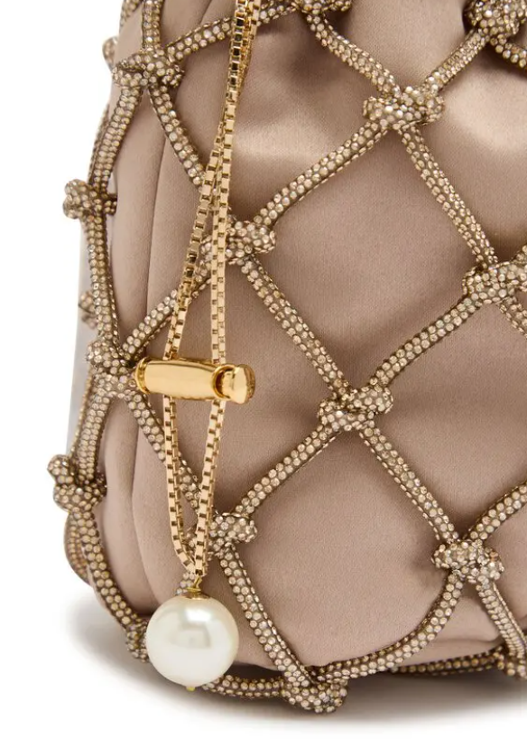 Borsa Selene Capri con cristalli in beige Rosantica - donna<BR/><BR/> 