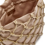 Borsa Selene Capri con cristalli in beige Rosantica - donna<BR/><BR/> 