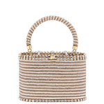 Borsa con cristalli Holli Libellula in oro rosa Rosantica - donna 