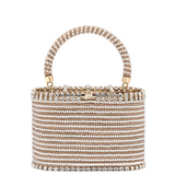 Borsa con cristalli Holli Libellula in oro rosa Rosantica - donna 