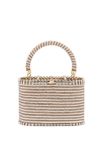 Borsa con cristalli Holli Libellula in oro rosa Rosantica - donna 