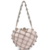 Borsa con cristalli cupido nodi in rosa Rosantica - donna 