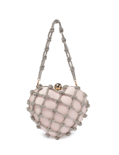 Borsa con cristalli cupido nodi in rosa Rosantica - donna 
