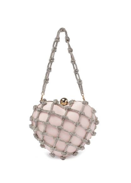 Borsa con cristalli cupido nodi in rosa Rosantica - donna 