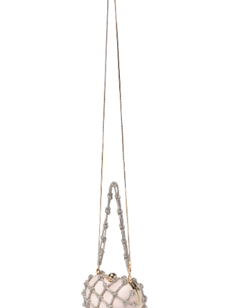 Borsa con cristalli cupido nodi in rosa Rosantica - donna 