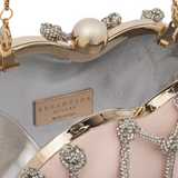 Borsa con cristalli cupido nodi in rosa Rosantica - donna 