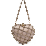 Borsa con cristalli cupido nodi in rosa Rosantica - donna 