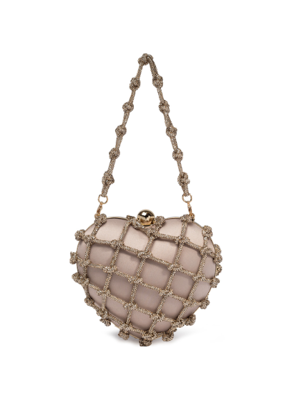 Borsa con cristalli cupido nodi in rosa Rosantica - donna 