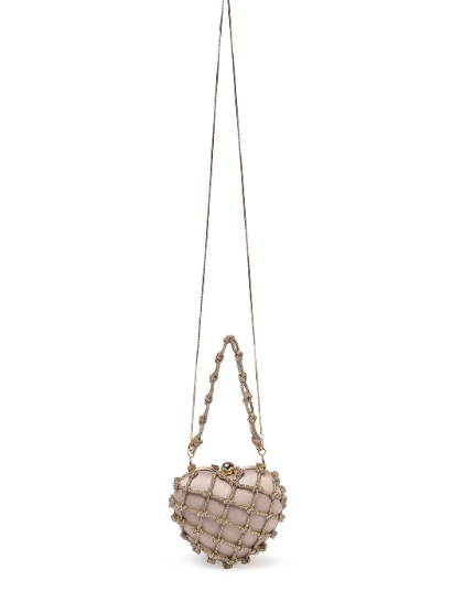 Borsa con cristalli cupido nodi in rosa Rosantica - donna 