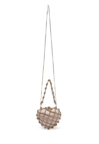 Borsa con cristalli cupido nodi in rosa Rosantica - donna 