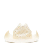 Cappello Cowboy in paglia  in bianco Ruslan baginskiy - donna 