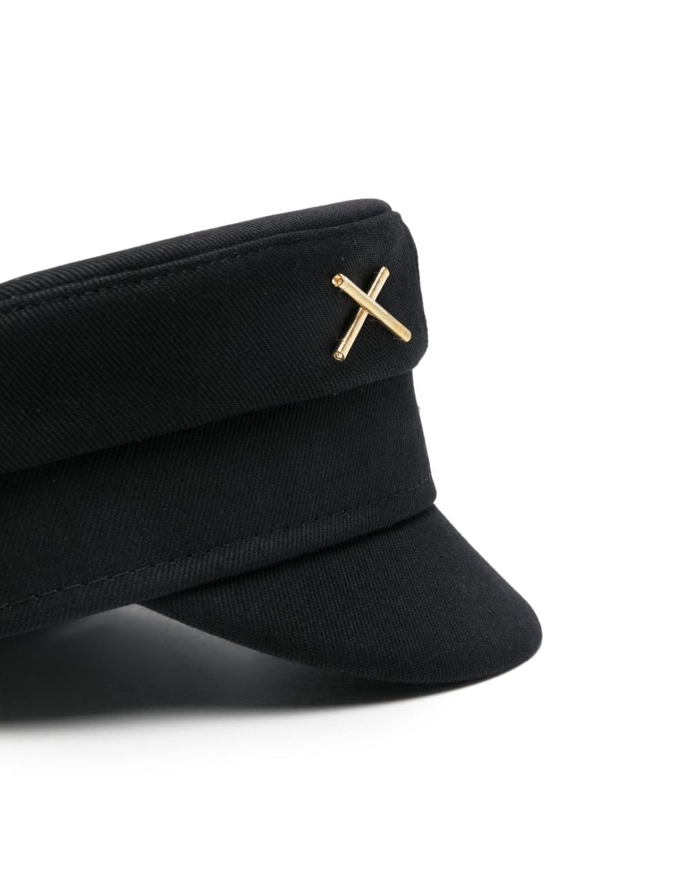 Cappello baker boy con dettaglio piercing in nero Ruslan Baginskiy - donna 