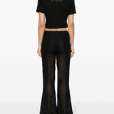 T-shirt con fiocco in nero Simone rocha - donna 