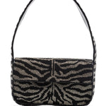 Borsa Tommy con perline in nero e bianco Staud - donna 