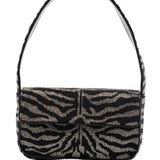 Borsa Tommy con perline in nero e bianco Staud - donna 