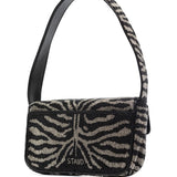 Borsa Tommy con perline in nero e bianco Staud - donna 