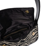 Borsa Tommy con perline in nero e bianco Staud - donna 