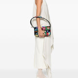 Borsa a spalla con perline in nero Staud - donna 