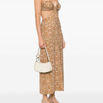Borsa a spalla ollie in beige - STAUD donna 