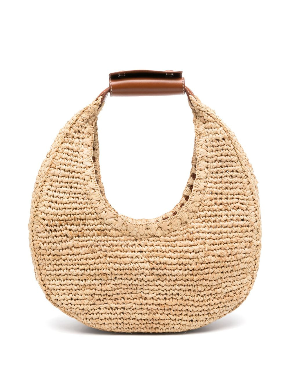 Borsa moon in rafia in beige STAUD - donna 