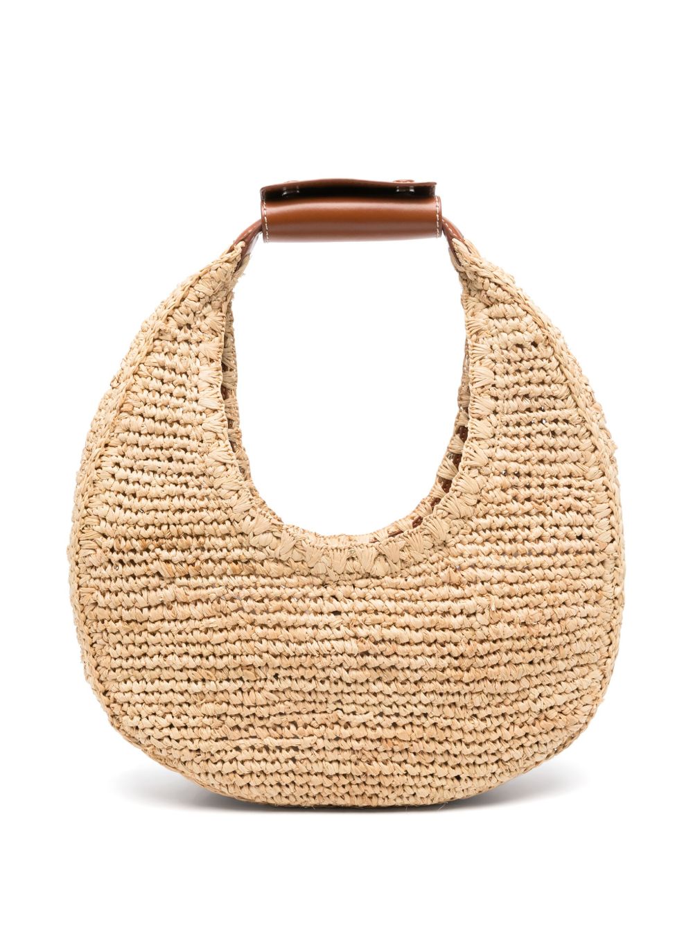 Borsa moon in rafia in beige STAUD - donna 