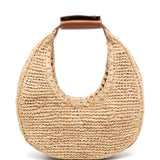 Borsa moon in rafia in beige STAUD - donna 