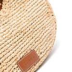 Borsa moon in rafia in beige STAUD - donna 