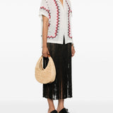 Borsa moon in rafia in beige STAUD - donna 