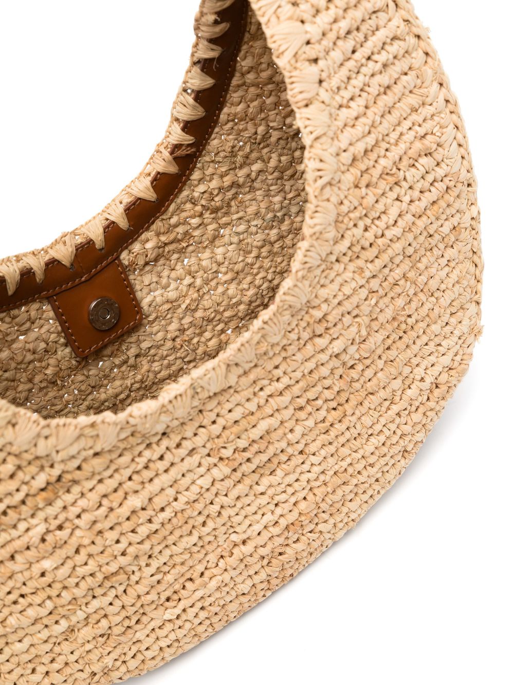 Borsa moon in rafia in beige STAUD - donna 