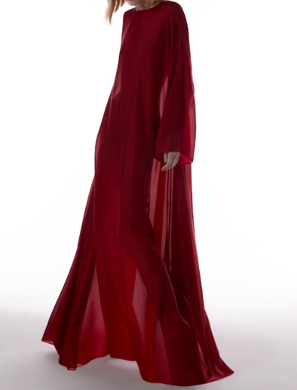 Abito maxi meru in rosso Temily - donna 