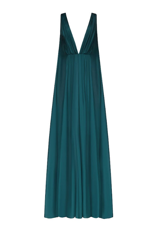Abito da sera angelina in verde Temily - donna 
