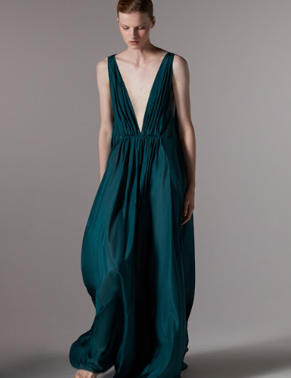 Abito da sera angelina in verde Temily - donna 