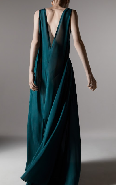 Abito da sera angelina in verde Temily - donna 
