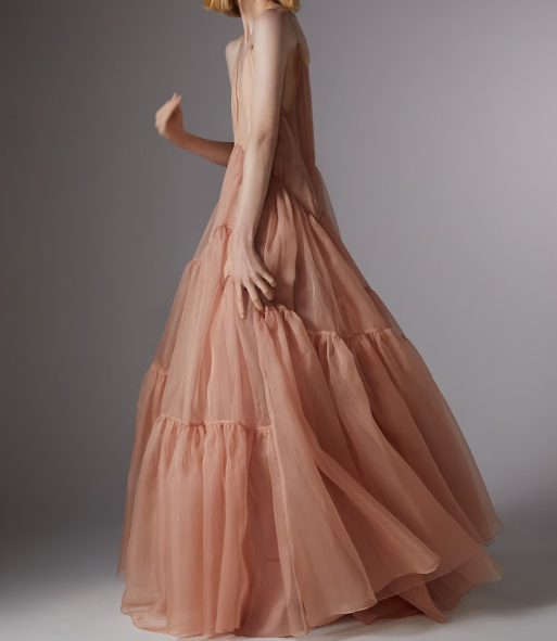 Abito poppy in seta in rosa Temily - donna 