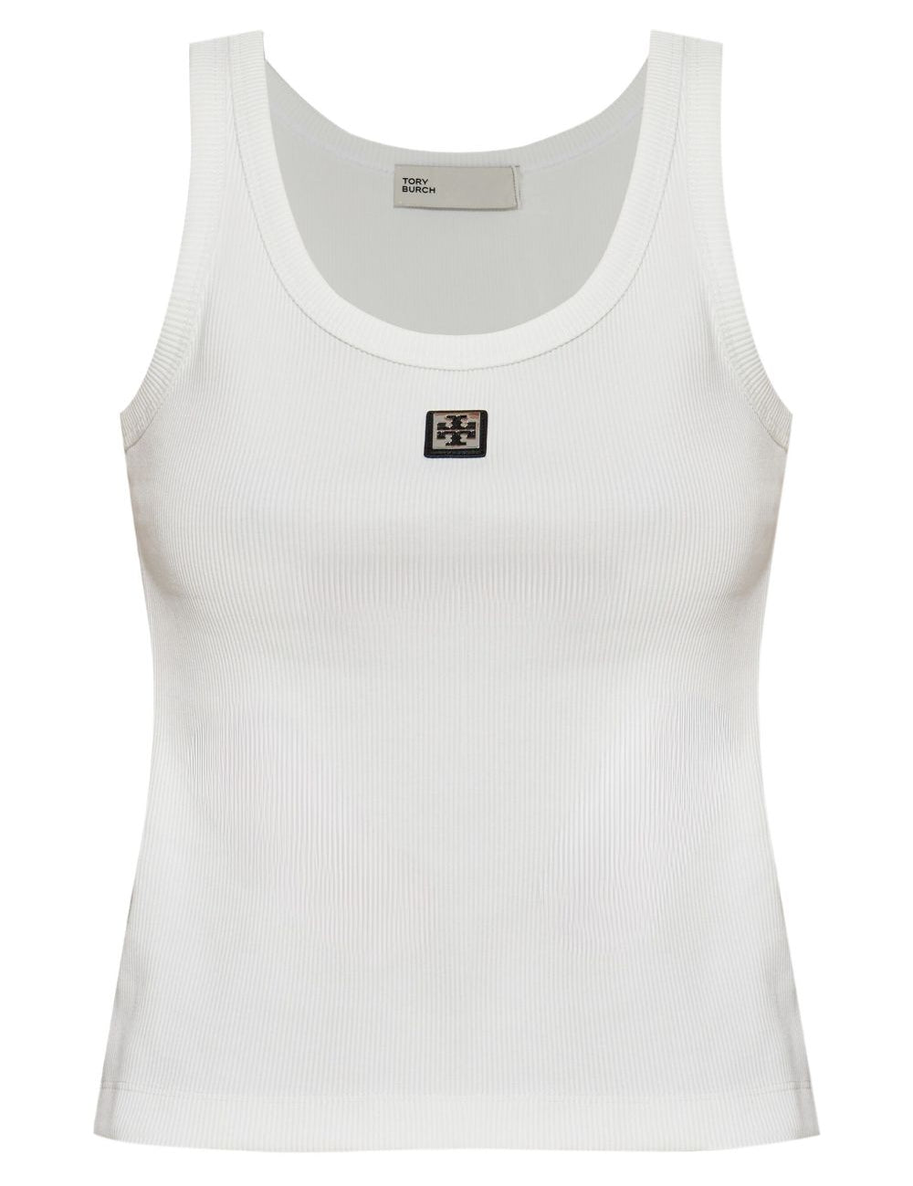Canotta con applicazione in bianco Tory burch - donna 