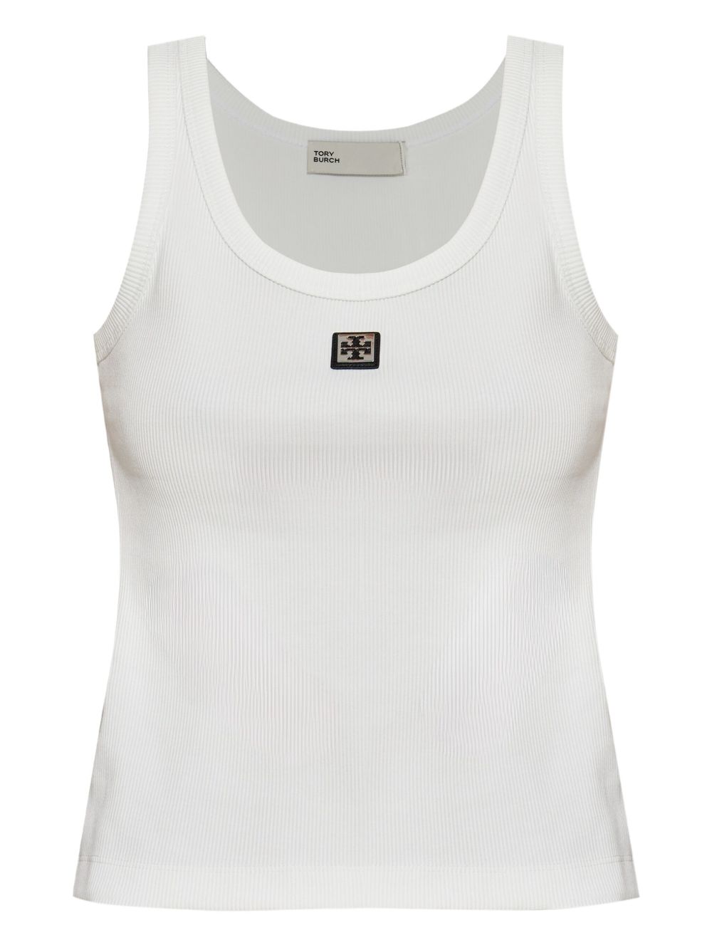 Canotta con applicazione in bianco Tory burch - donna 