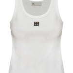 Canotta con applicazione in bianco Tory burch - donna 