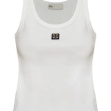 Canotta con applicazione in bianco Tory burch - donna 