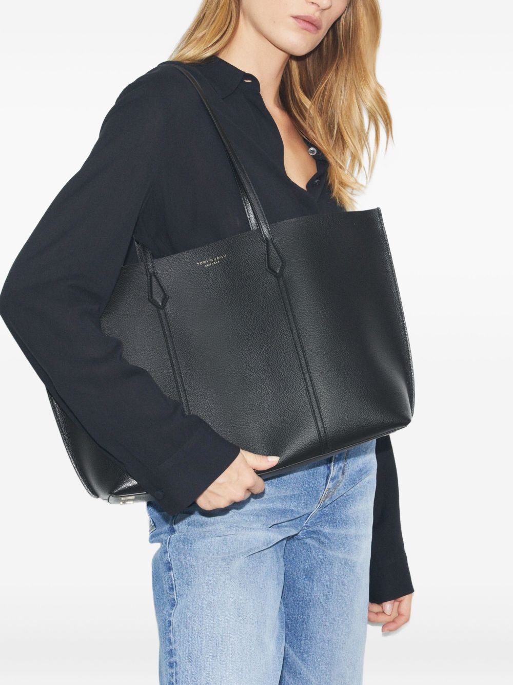 Borsa tote Perry in nero Tory Burch - donna 