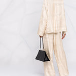 Pantaloni con stampa in beige - toteme - donna 