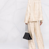 Pantaloni con stampa in beige - toteme - donna 