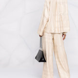 Camicia con monogramma in beige Toteme - donna 