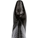 Stivali goffrati con effetto coccodrillo in marrone Toteme - donna 