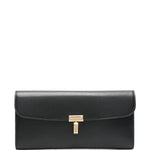 Portafoglio T-lock in pelle in nero Toteme - donna 
