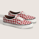 Sneakers authentic 44 diamond check in bianco e rosso Vans - unisex 