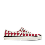 Sneakers authentic 44 diamond check in bianco e rosso Vans - unisex 