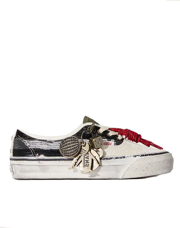 Sneakers lx authentic 44 denim in bianco Vans - unisex 